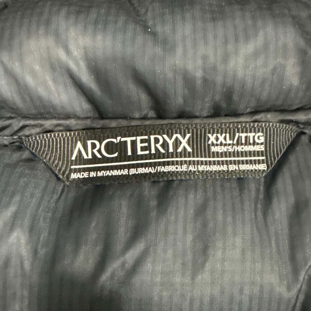 Arc’teryx Cerium LT Hoody Jacket Mens XXL Black Down Ultralight Hooded - Picture 7 of 10